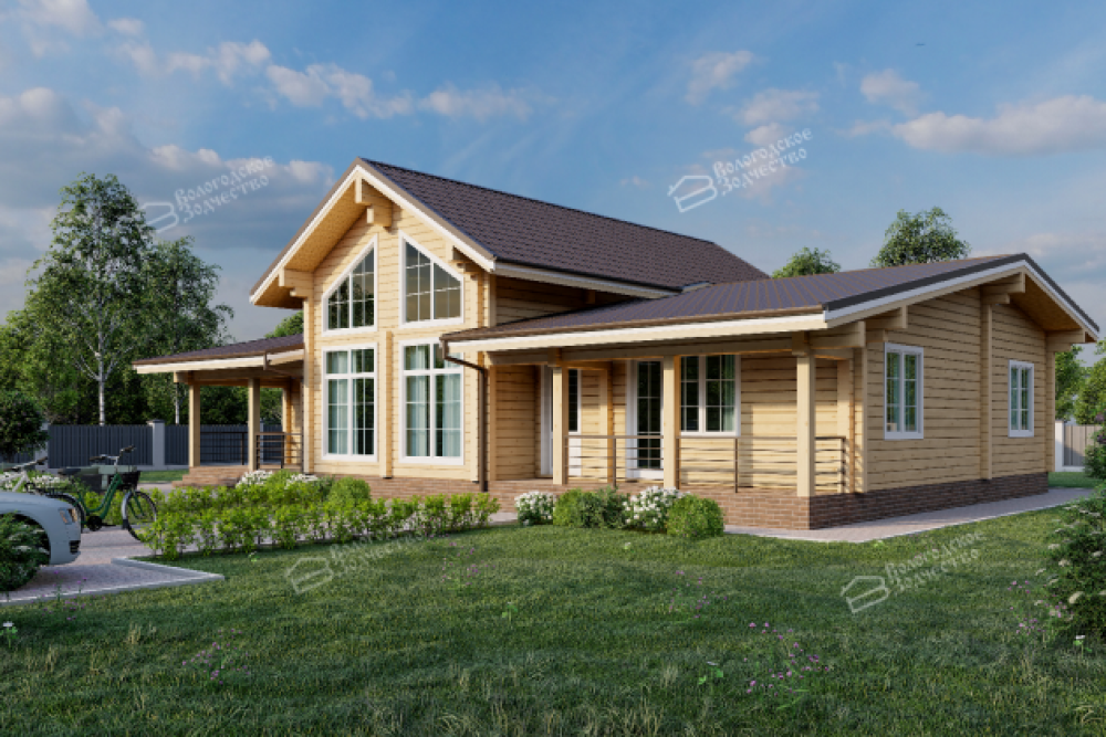 Дом из клееного бруса VZ-462